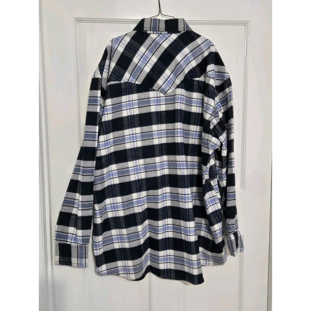 Winter Run extra heavy weight flannel button up shirt Mens XL NWT W20 - Picture 3 of 3